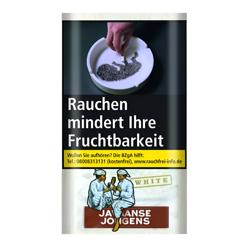 Javaanse Jongens Drehtabak White - 6 Packungen