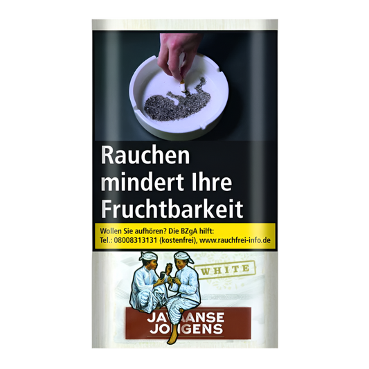 Javaanse Jongens Drehtabak White - 6 Packungen