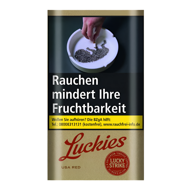 Lucky Strike Drehtabak Authentic Red - 6 Packungen