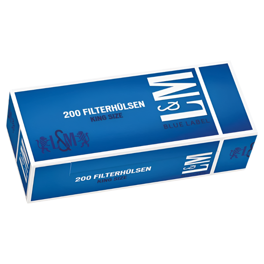 L&M Filterhülsen Blue King Size - 5 Packungen