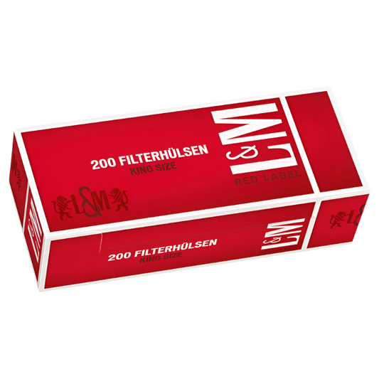 L&M Filterhülsen Red King Size - 5 Packungen