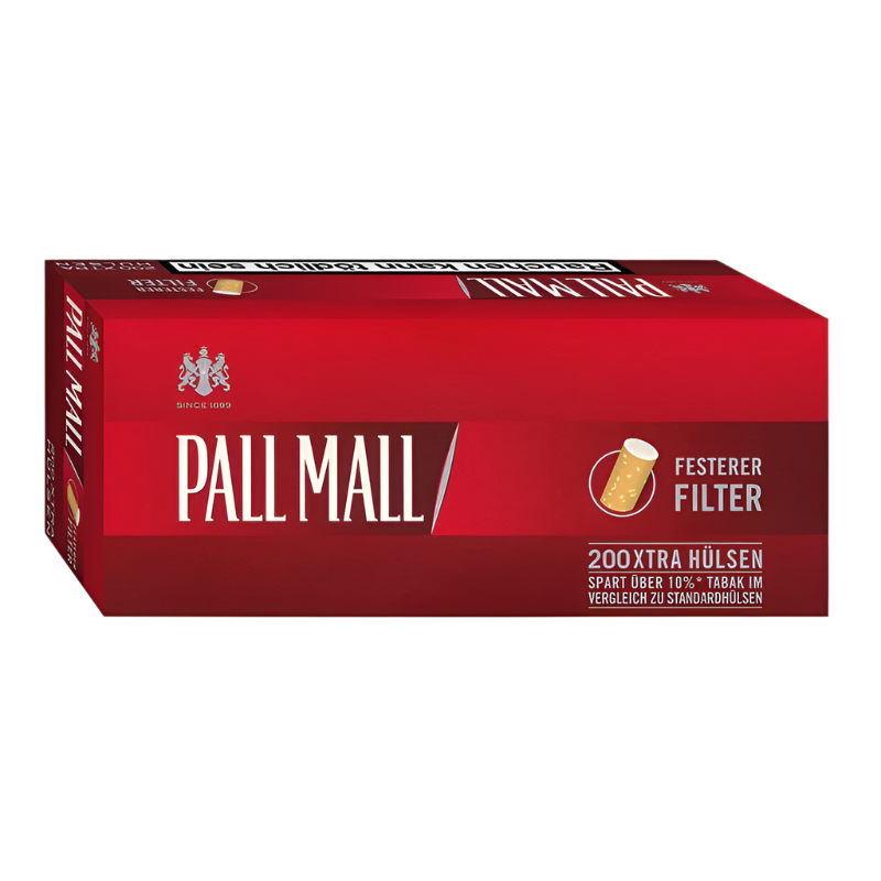 Pall Mall Filterhülsen Red XTRA - 5 Packungen