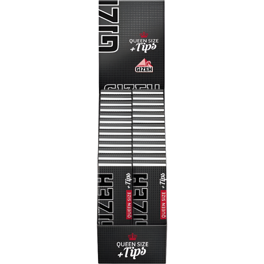 Gizeh Black Queen Size + Tips - 25 Stück