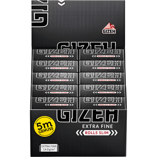 Gizeh Black Rolls Slim - 20 Packungen