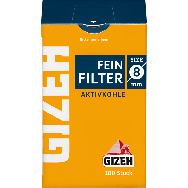 Gizeh Feinfilter Aktivkohle - 10 Packungen