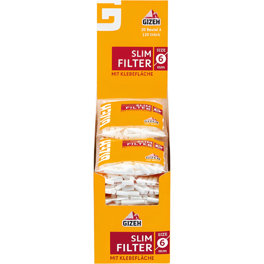 Gizeh Slim Filter - 20 Packungen