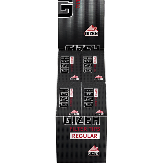 Gizeh Black Filter Tips Regular - 24 Packungen