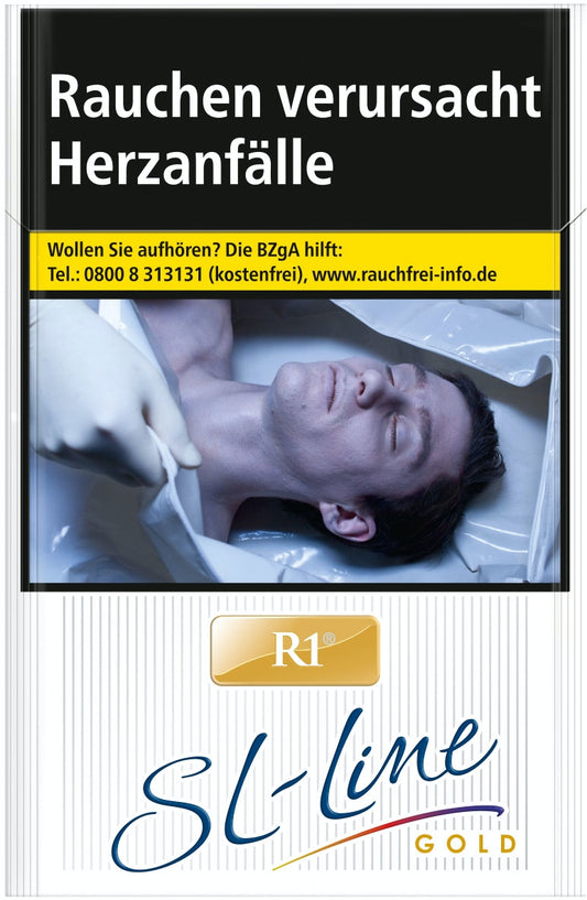 R1 Zigaretten Gold Slim Line - 10 Packungen