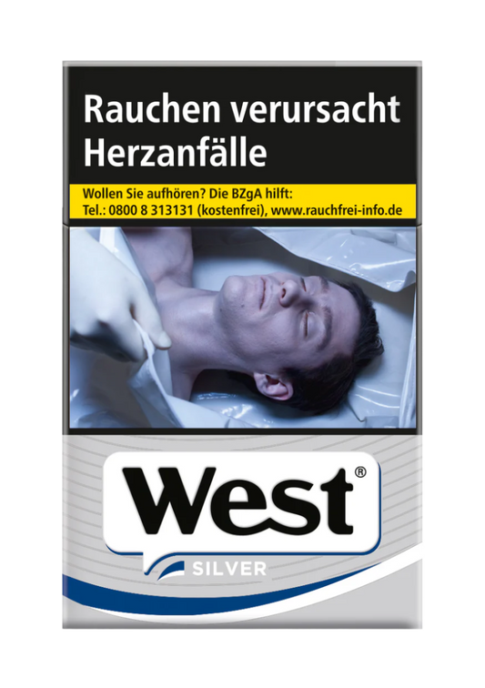 West Zigaretten Silver L - 10 Packungen