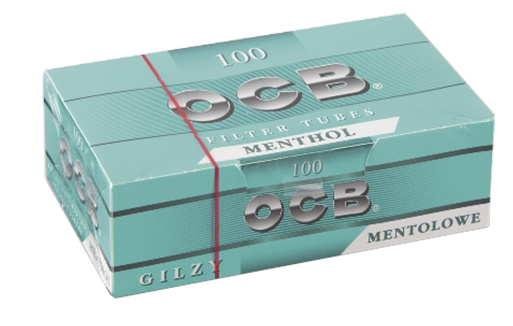 OCB Filterhülsen Menthol - 5 Packungen