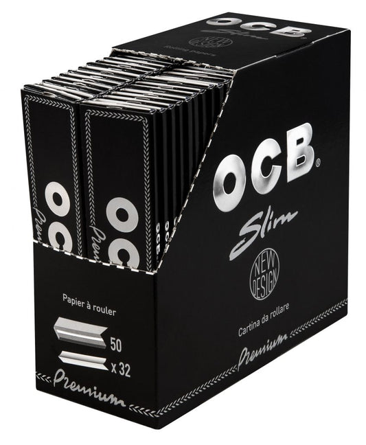 OCB Black Premium Long Slim - 50 Packungen