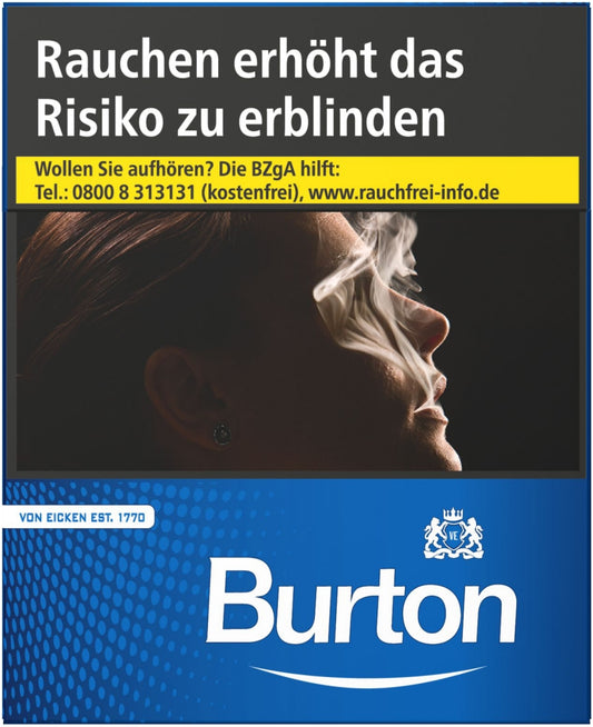 Burton Zigaretten Blue 3XL - 4 Packungen