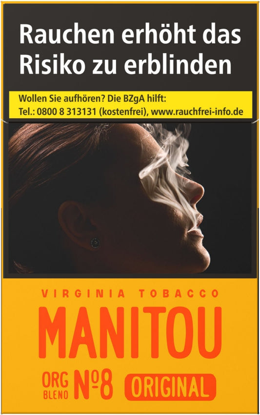 Manitou Zigaretten Gold No8 L - 10 Packungen
