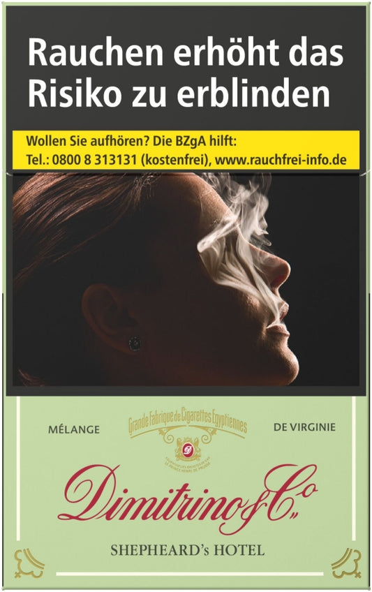 Dimitrino Shepheard's Hotel Zigaretten - 10 Packungen