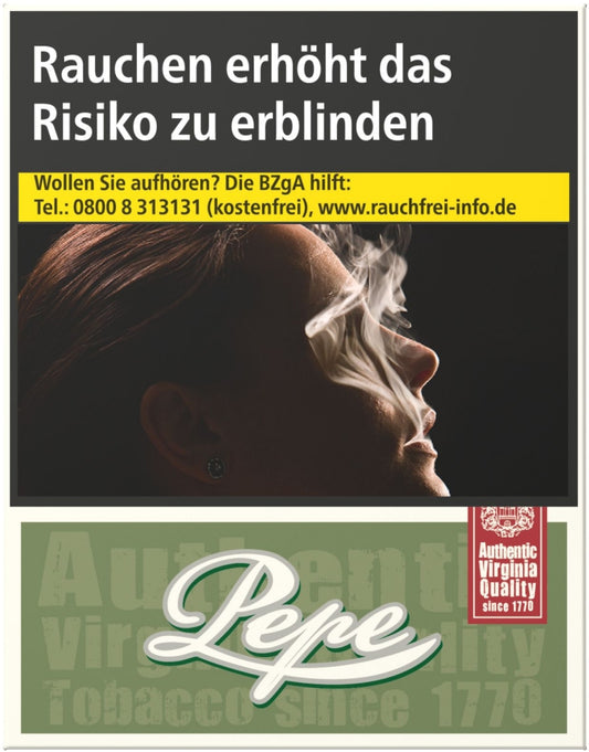 Pepe Zigaretten Rich Green XL - 8 Packungen