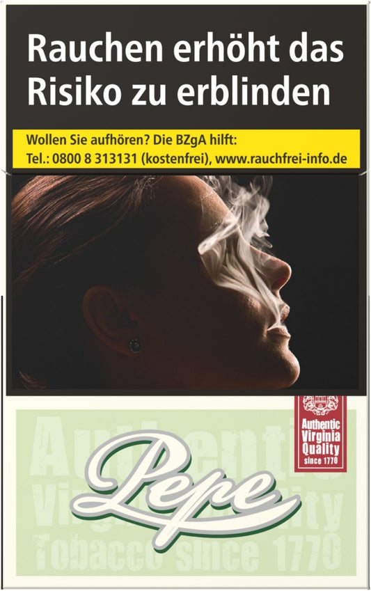 Pepe Zigaretten Bright Green L - 10 Packungen