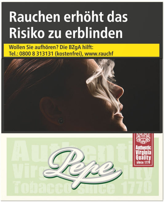 Pepe Zigaretten Bright Green 3XL - 4 Packungen