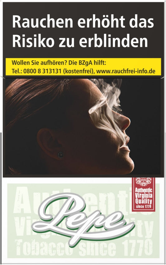 Pepe Zigaretten Fine Green L - 10 Packungen