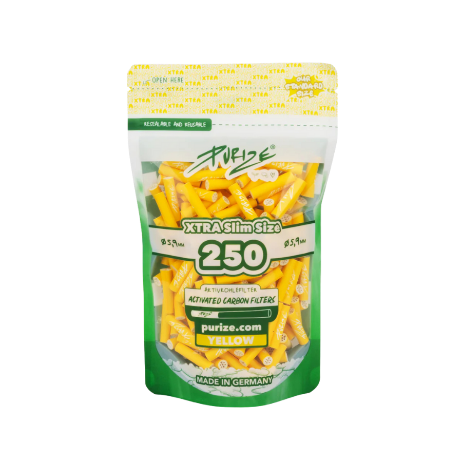PURIZE® Standbeutel 250 XTRA Slim Size Gelb