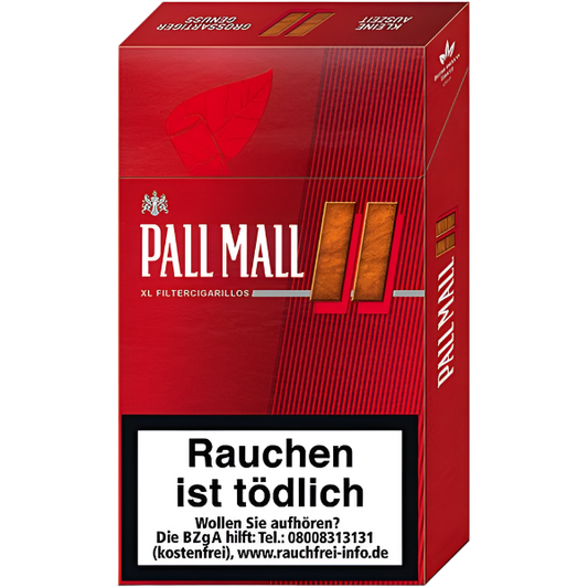 Pall Mall Red Filterzigarillos - 10 Packungen