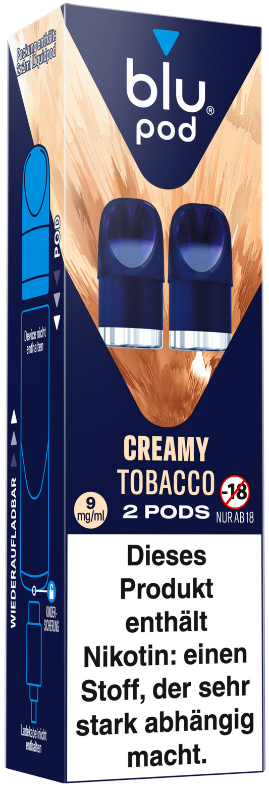 Blu Bar Pods - Creamy Tobacco - 10 Stk.