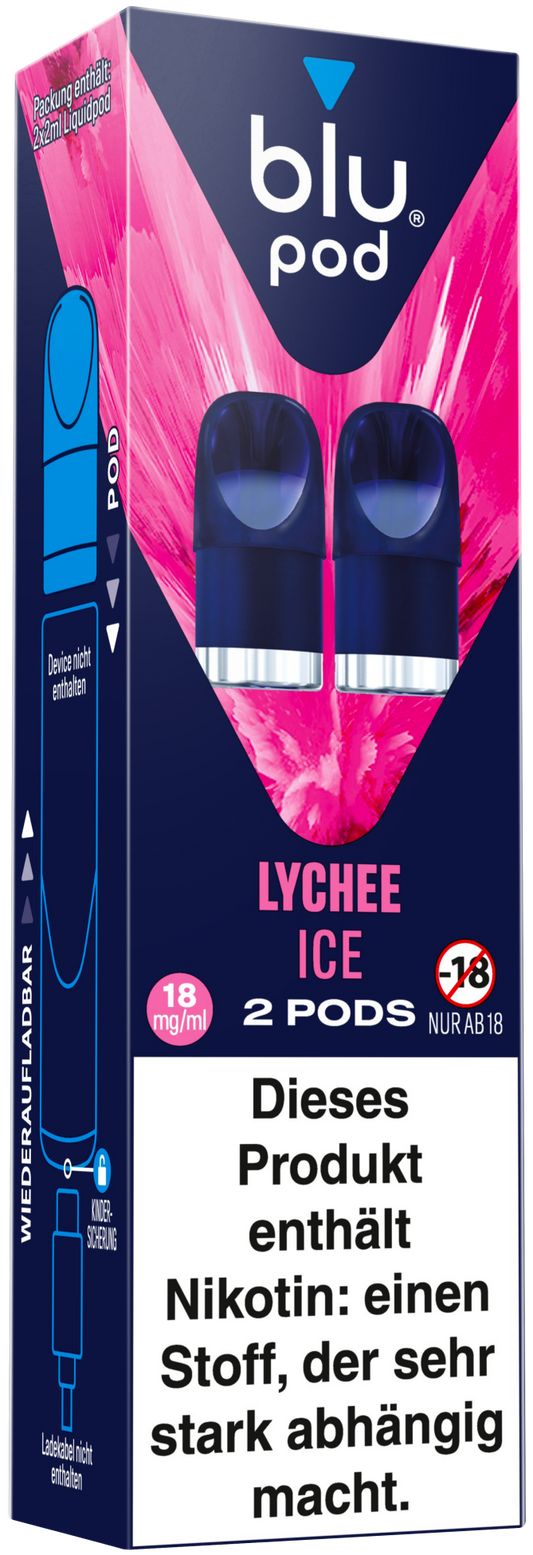 Blu Bar Pods - Lychee Ice - 10 Stk.