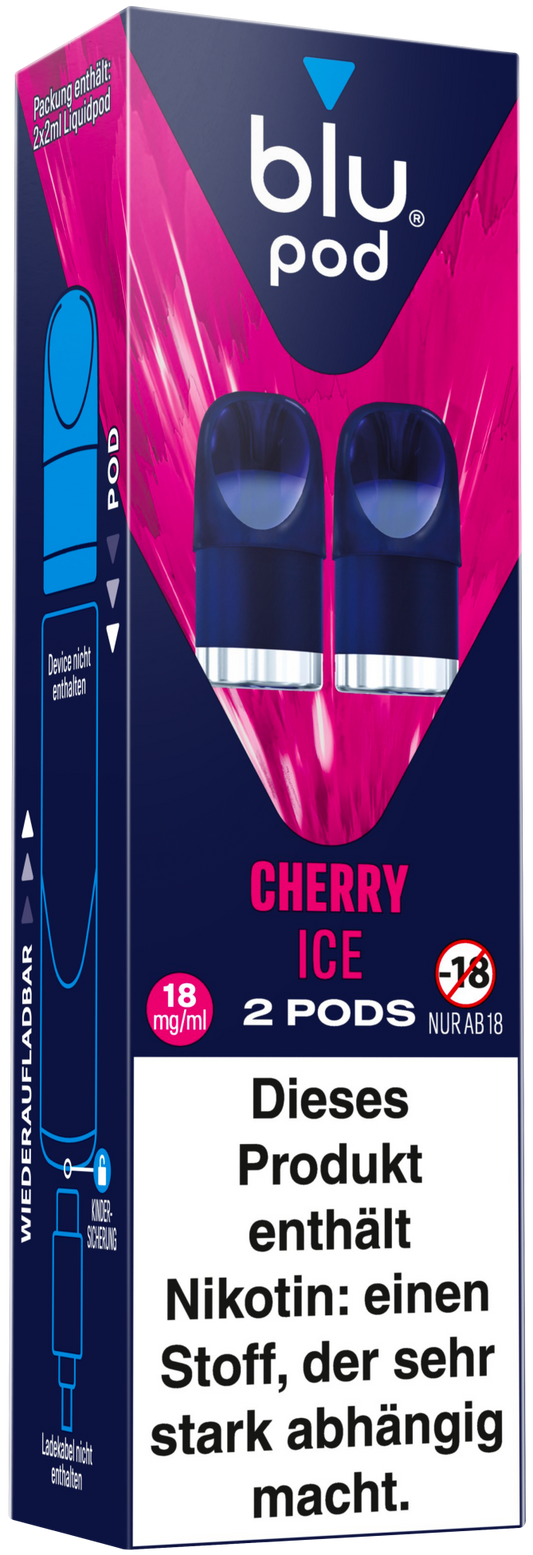 Blu Bar Pods - Cherry Ice - 10 Stk.