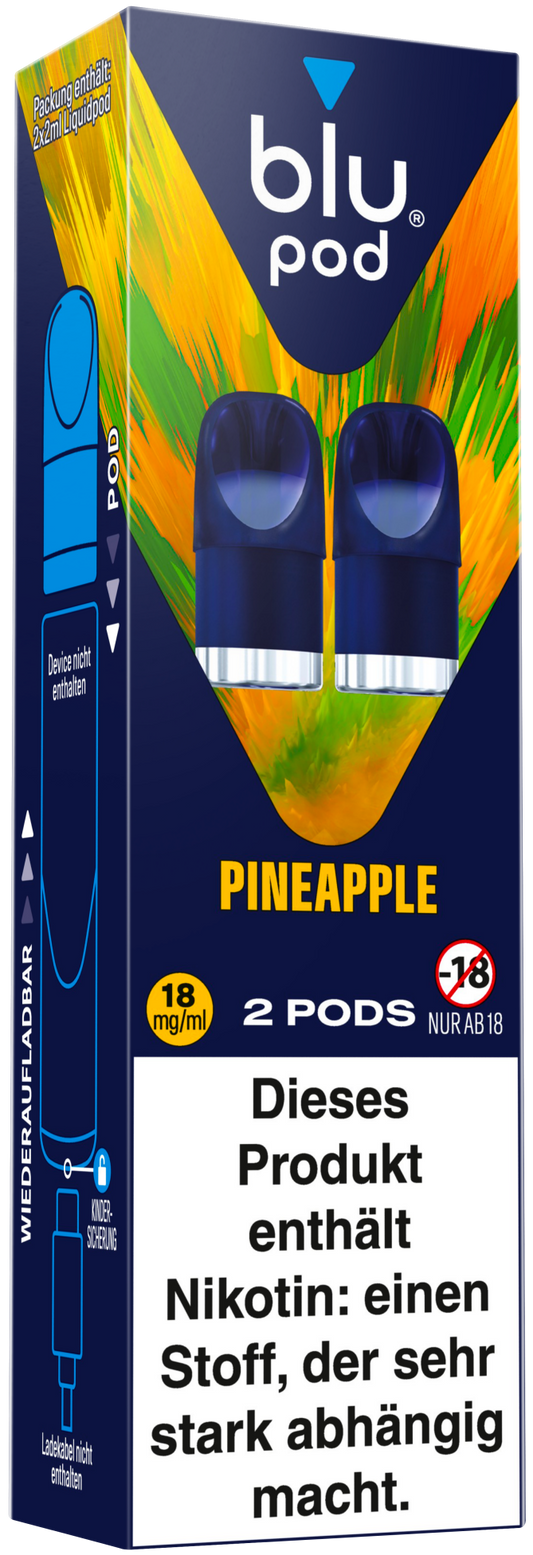 Blu Bar Pods - Pineapple Ice - 10 Stk.