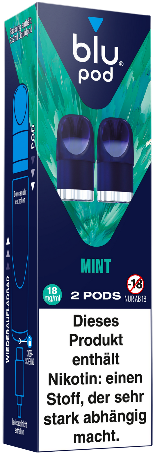 Blu Bar Pods - Mint - 10 Stk.