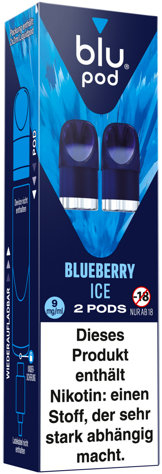 Blu Bar Pods - Blueberry Ice - 10 Stk.