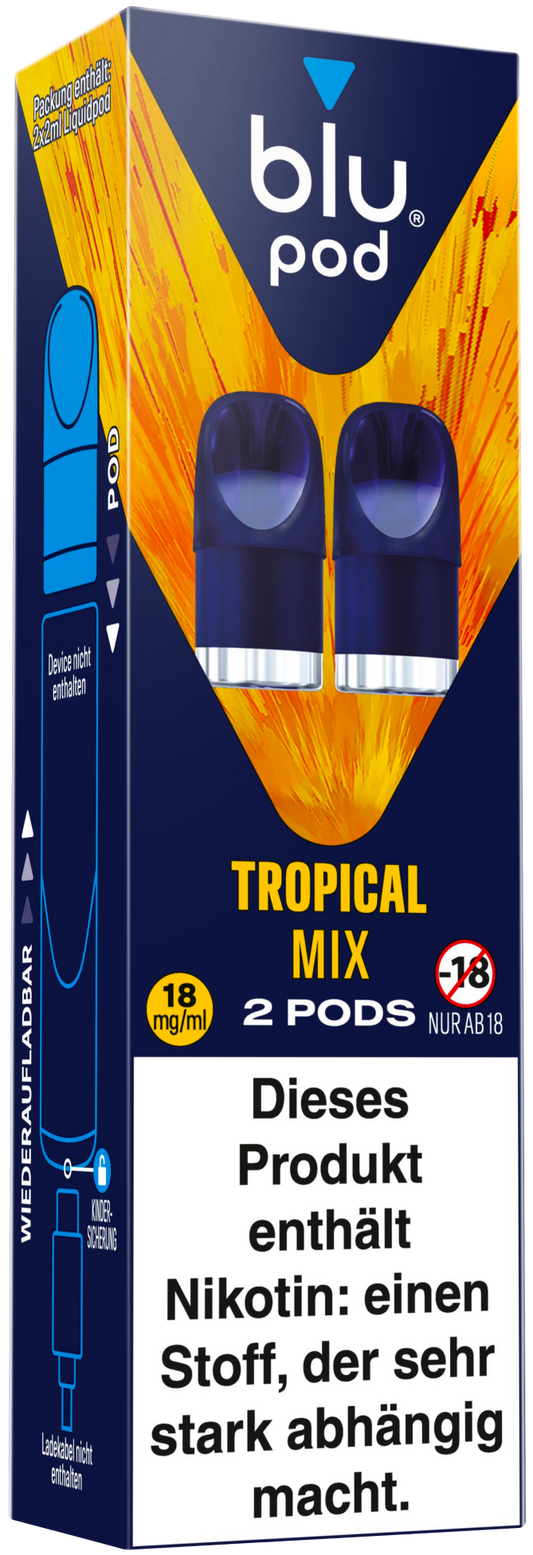 Blu Bar Pods - Tropical Mix - 10 Stk.