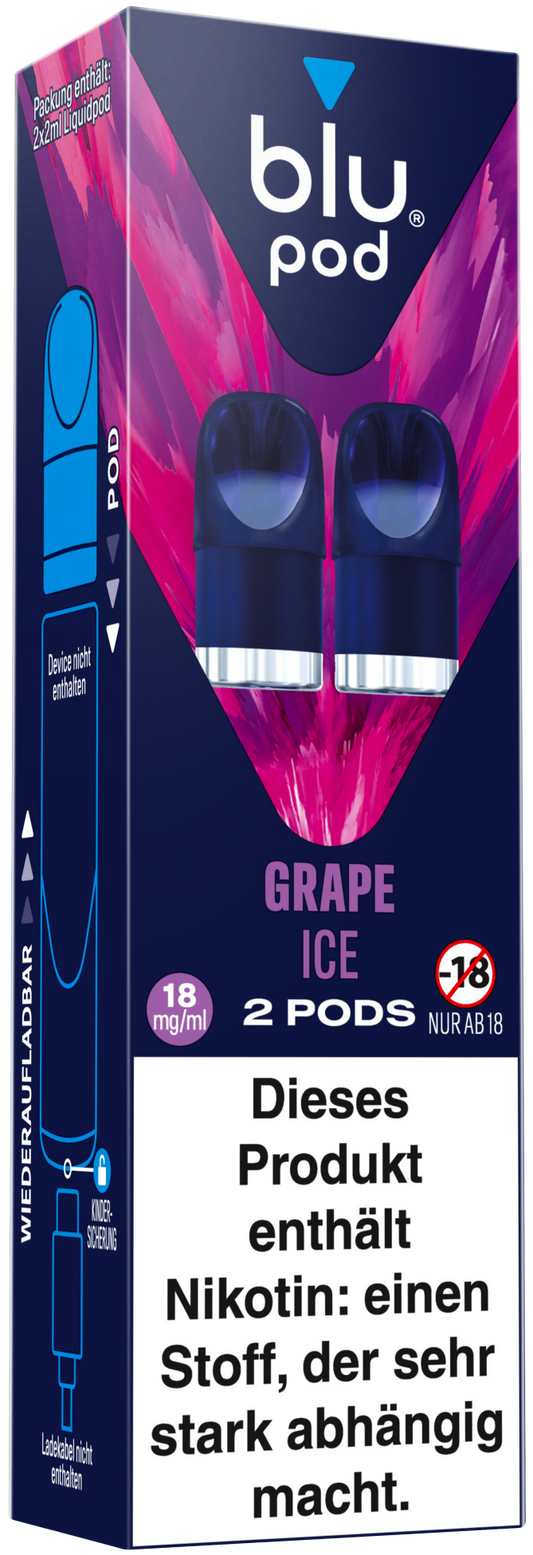 Blu Bar Pods - Grape Ice - 10 Stk.