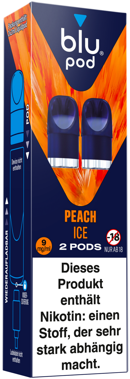 Blu Bar Pods - Peach Ice - 10 Stk.