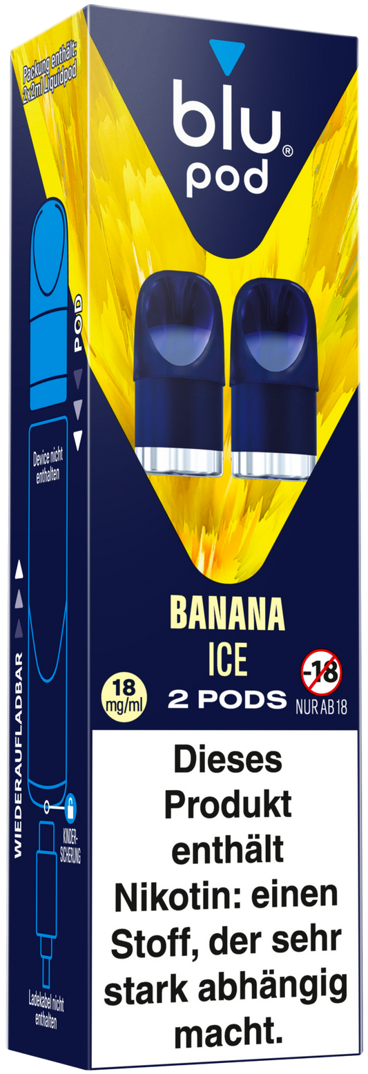 Blu Bar Pods - Banana Ice - 10 Stk.