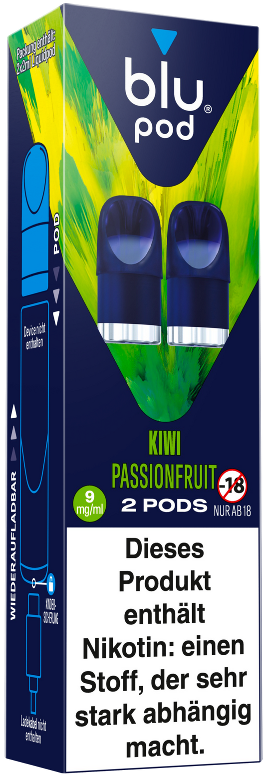 Blu Bar Pods - Kiwi Passionfruit - 10 Stk.