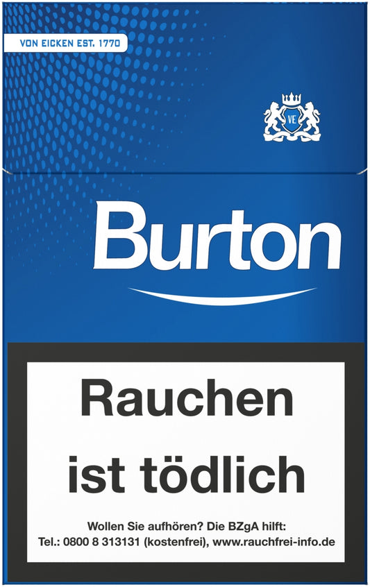 Burton Blue Eco-Zigarillos - 10 Packungen