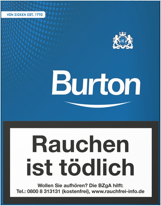 Burton Blue Eco-Zigarillos Big Pack - 8 Packungen