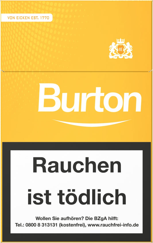 Burton Vanilla Gold Eco-Zigarillos - 10 Packungen