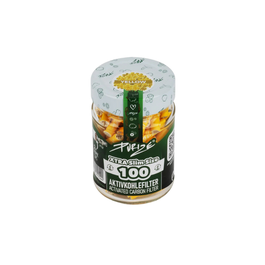 PURIZE® Glas I 100 XTRA Slim Size Gelb