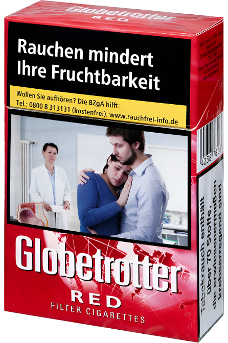 Globetrotter Zigaretten Red - 10 Packungen