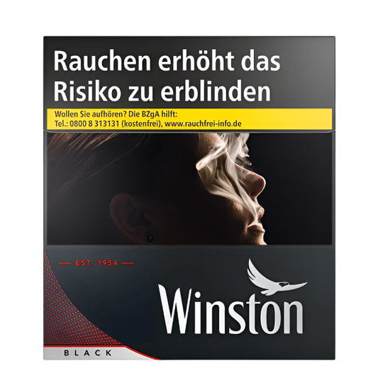 Winston Zigaretten Black 4XL - 5 Packungen