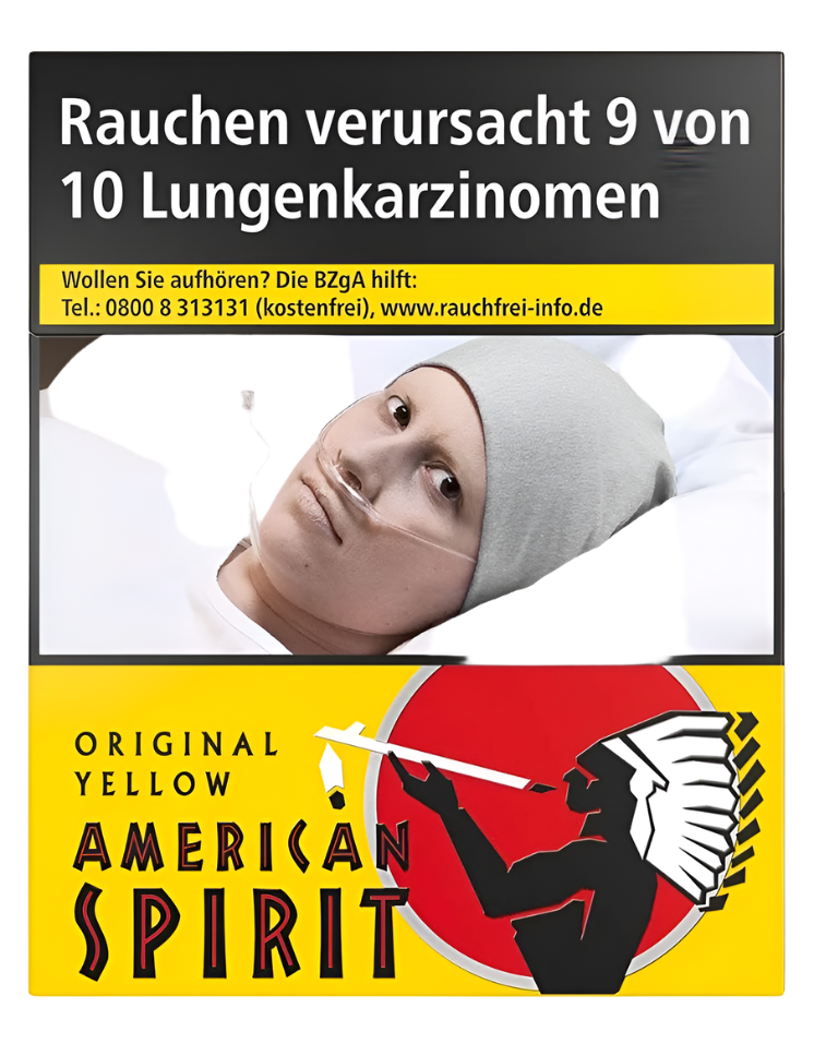 American Spirit Zigaretten Yellow L - 10 Packungen
