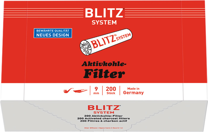 Blitz Kohlefilter (200 Stk.)