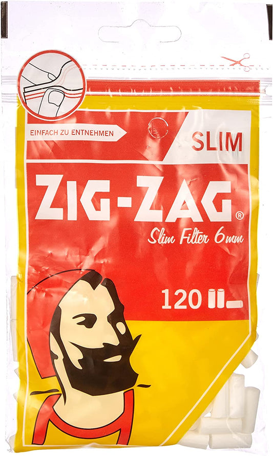 ZigZag Drehfilter Slim 6mm - 34 Packungen