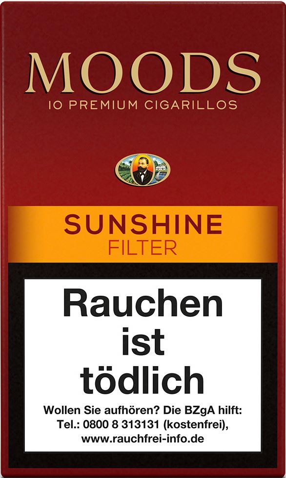 Dannemann Moods Sunshine - Filter (10/20) - 10 Packungen