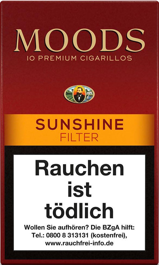 Dannemann Moods Sunshine - Filter (10/20) - 10 Packungen