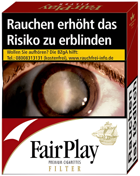 Fair Play Zigaretten Red 2XL - 8 Packungen