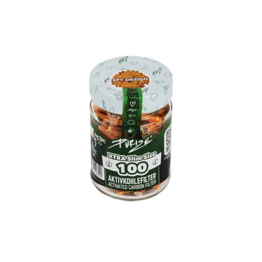 PURIZE® Glas I 100 XTRA Slim Size Spy Design