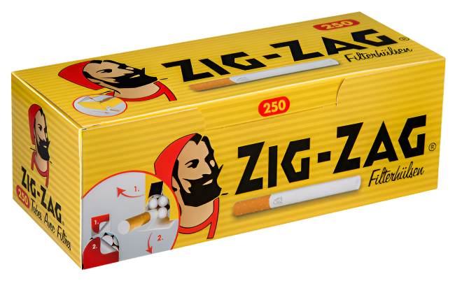 ZIG-ZAG Filterhülsen King Size (250) - 4 Packungen
