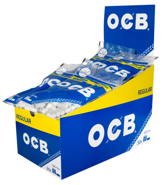 OCB Drehfilter Regular (7,5mm) - 30 Packungen
